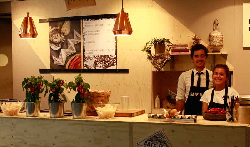 Streetfood in de stationshal bij ETEN Centraal
