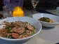 Frizzanteria - Linguine met gamba's en gnocchi met eendenragout.JPG