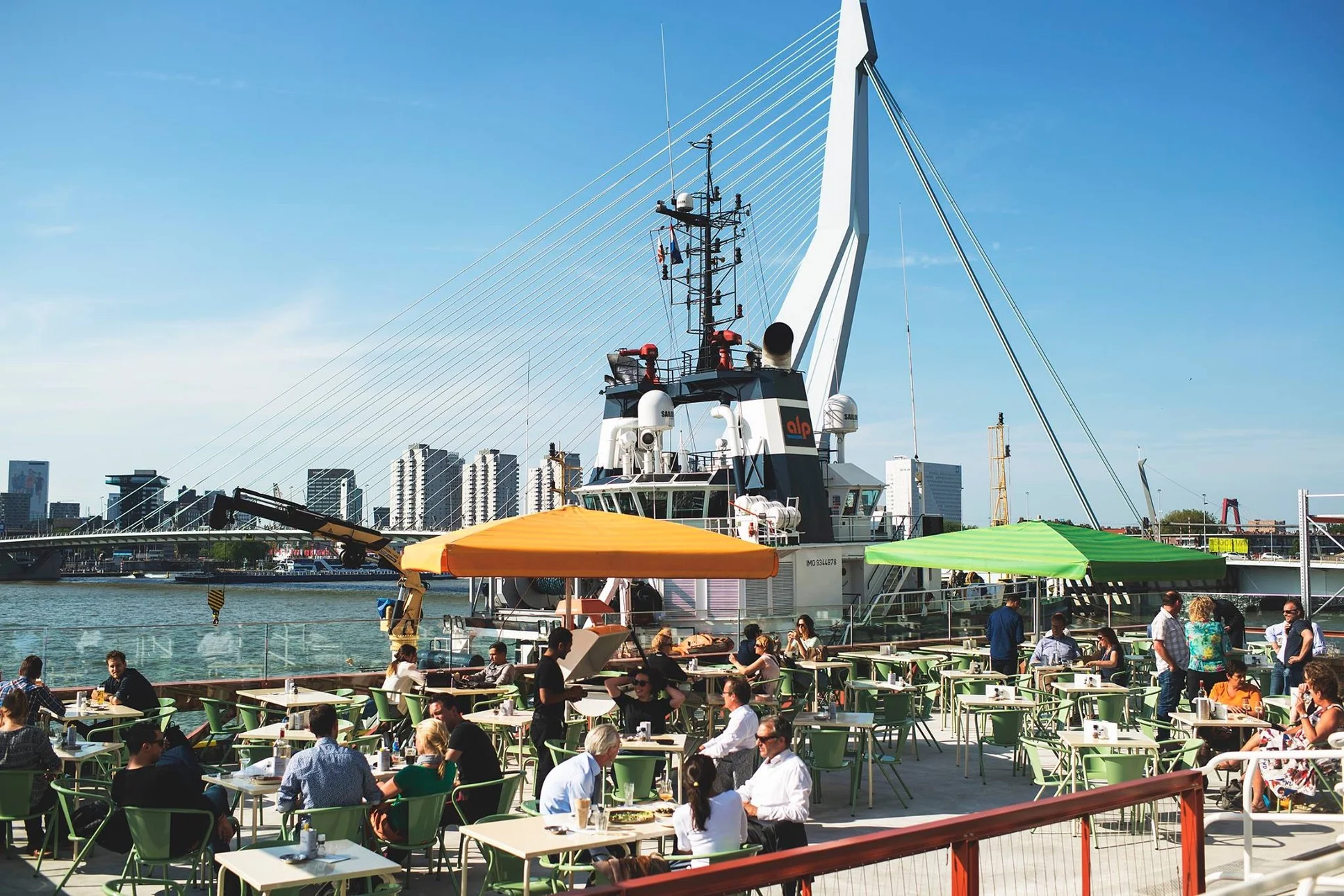 Dit zijn 10 leukste terrassen van Rotterdam