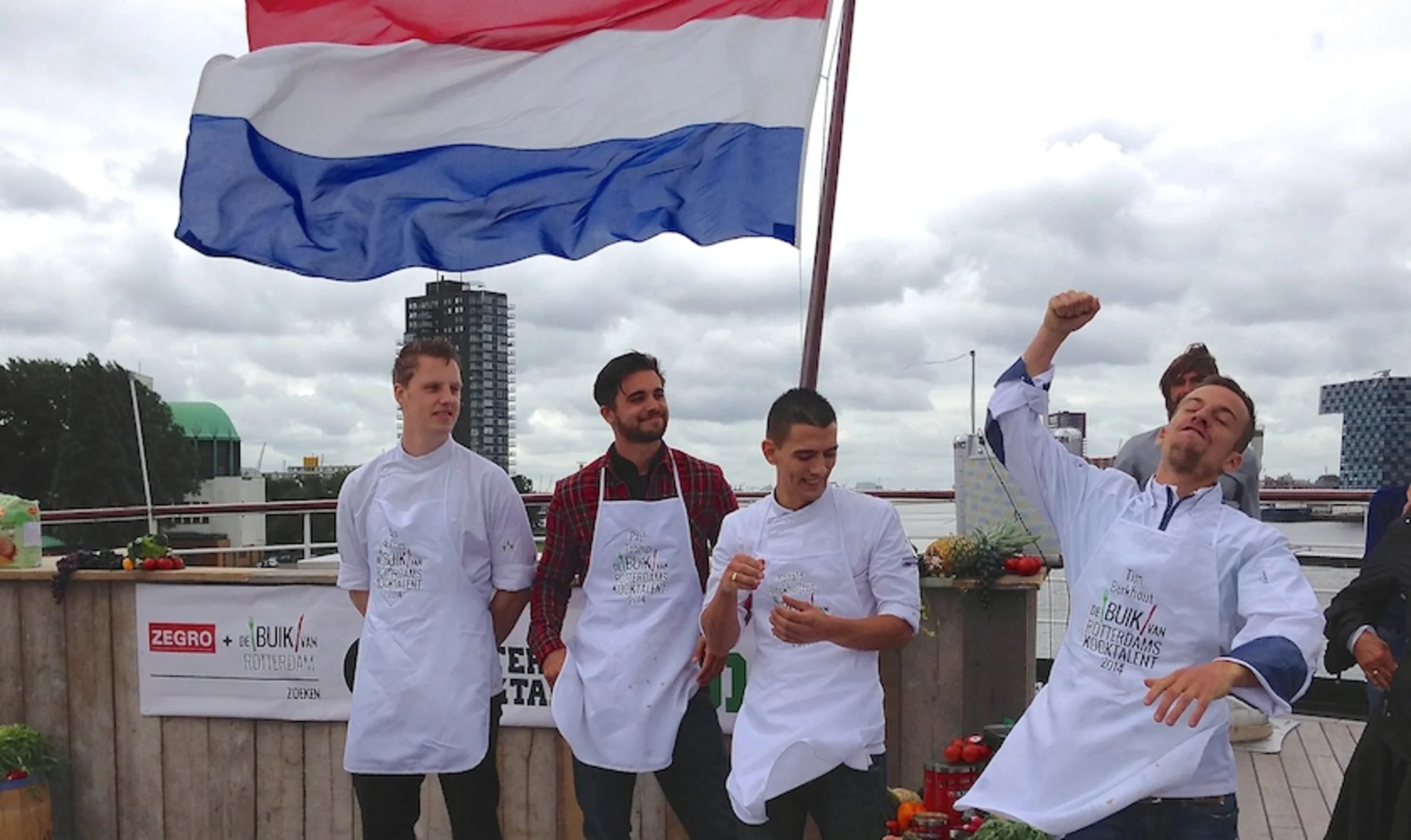 Tim Berkhout winnaar 2de ronde R'dams Kooktalent