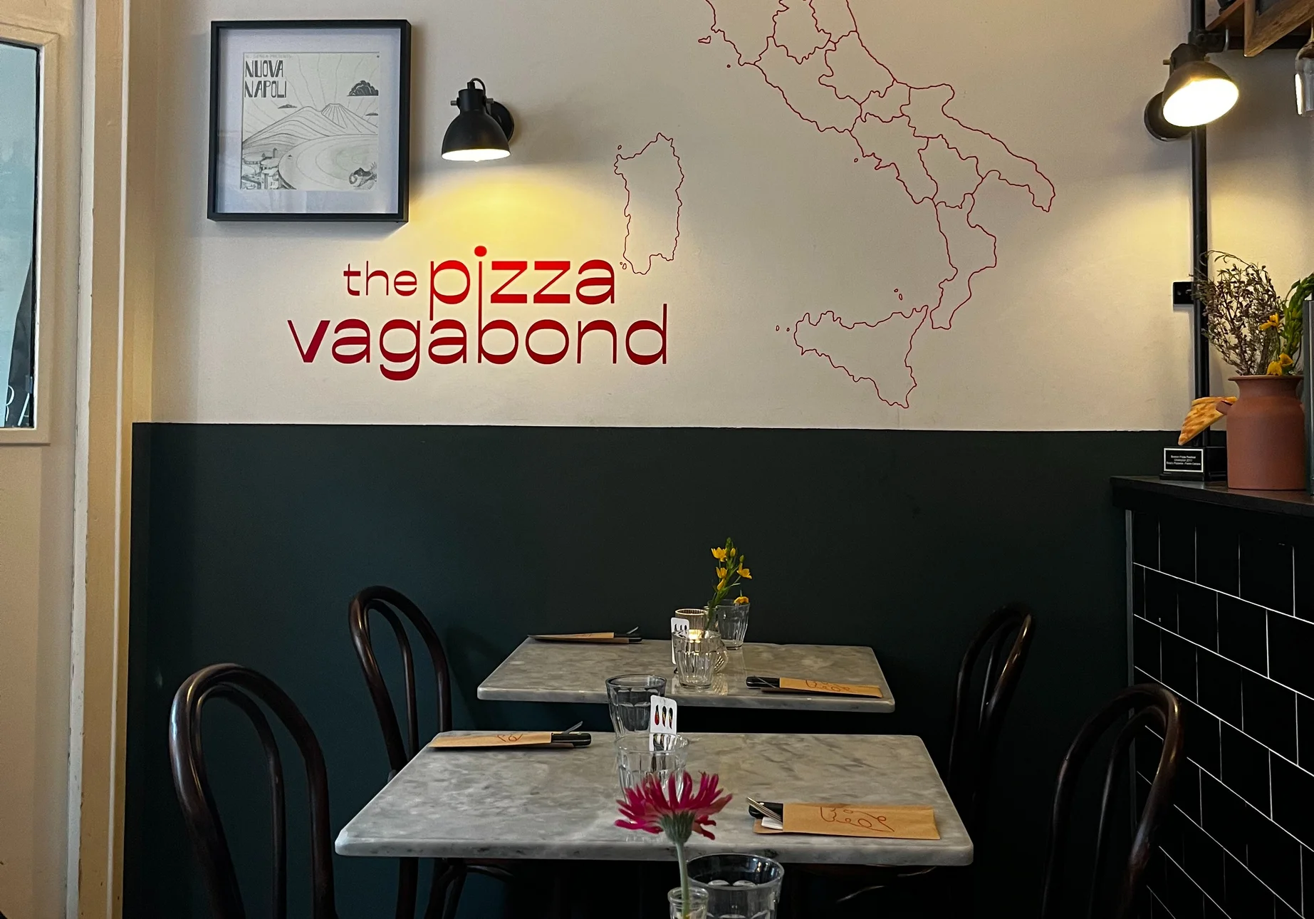 Pizza met karakter bij The Pizza Vagabond