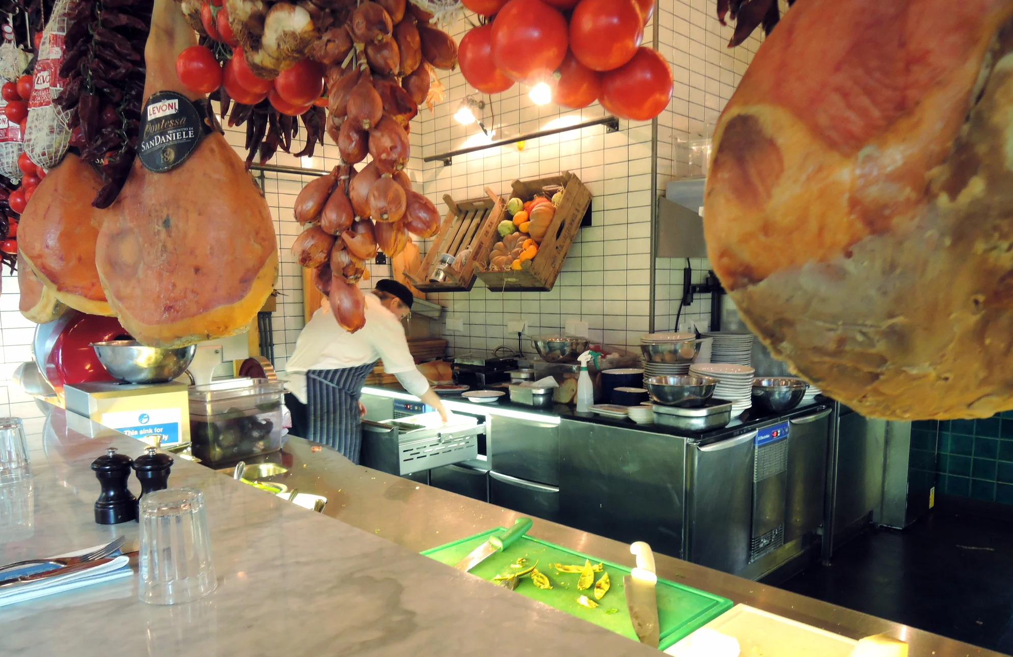 De Italiaanse keuken van Jamie Olivier in Jamie's Italian